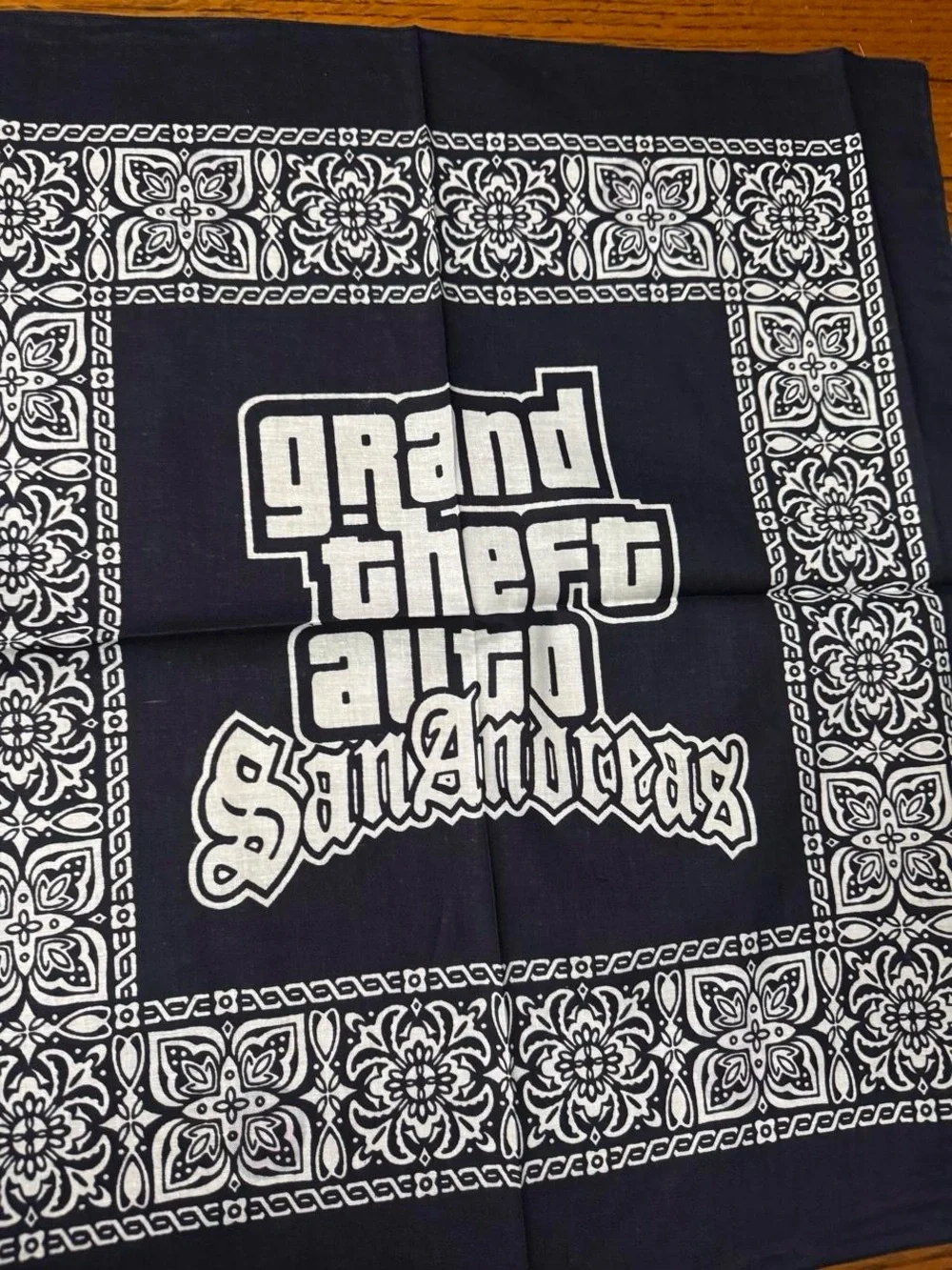 Grand Theft Auto San Andreas Black & White Bandana